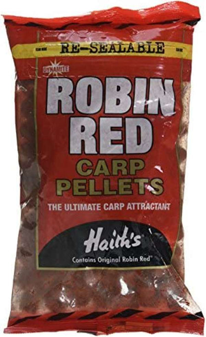 Dynamite Baits Robin Red Pellets Pre Drilled 900g