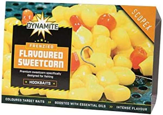 Dynamite Baits Frenzied Target Sweetcorn Scopex Orange Tray